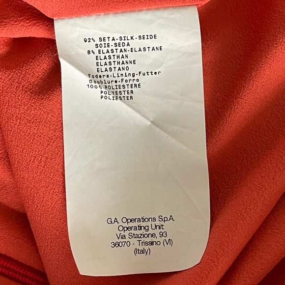 Armani Collezioni Ruffle-Front Silk Blouse Authentic - Picture 11 of 14